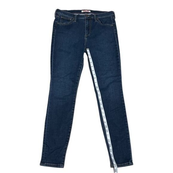 Johnny Was Blue Stretch High Rise Skinny Jeans Size 28 - Picture 8 of 9